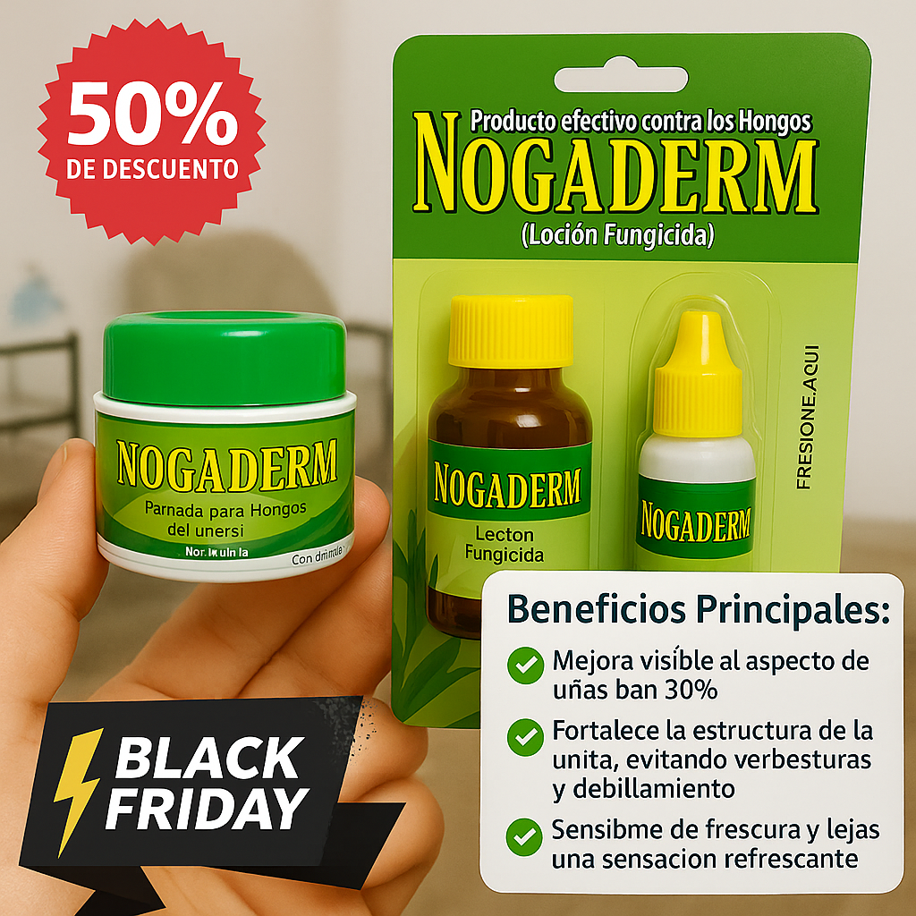 NOGADERM™ 🍃TRATAMIENTO ANTIHONGOS 100% NATURAL