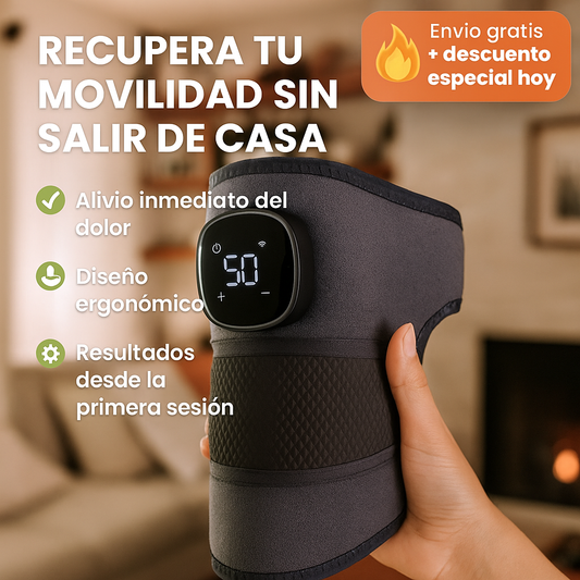 🔥 ThermoFlex Pro™ - Masajeador Inteligente para Rodilla con Calor Terapéutico
