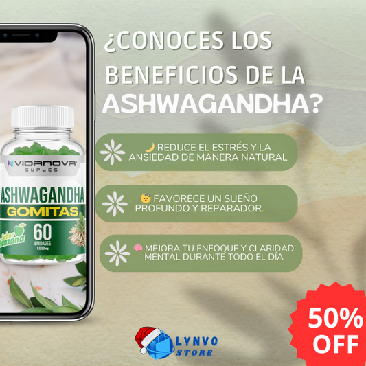 💚ASHWAGANDHA GUMMIES™ - EQUILIBRIO, ENERGÍA Y CALMA EN CADA GOMITA
