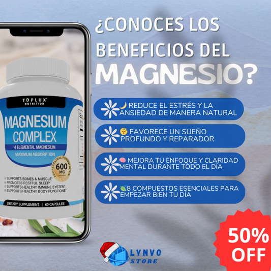 🌿 MAGNESIUM COMPLEX™ - SUPLEMENTO ALIMENTICIO ESENCIAL #1 EN EL MERCADO