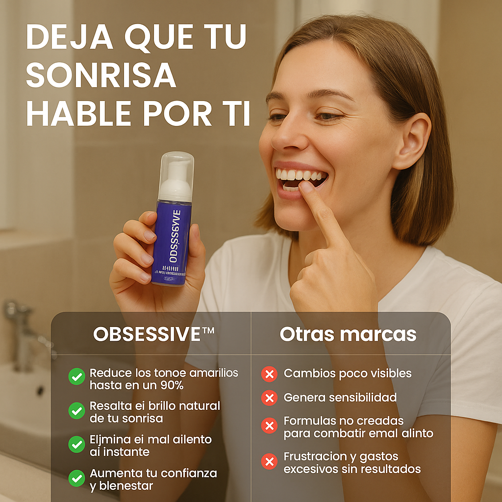 ✨🦷OBSESSIVE® | BLANQUEADOR DENTAL #1 DEL MERCADO